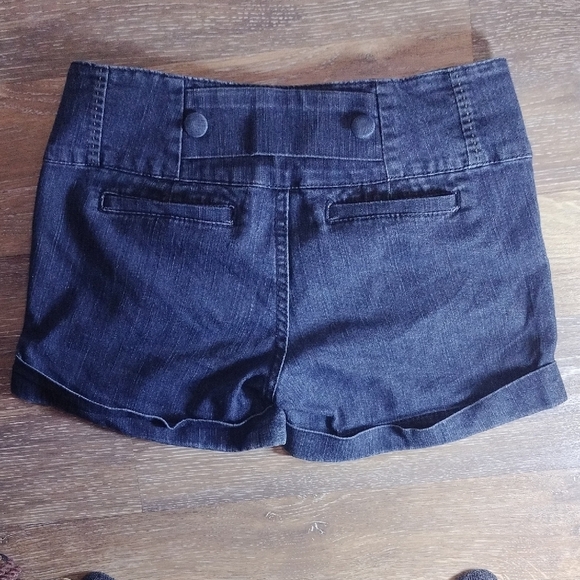 Boom Boom Jeans Blue High Waist Shorts - Picture 3 of 3